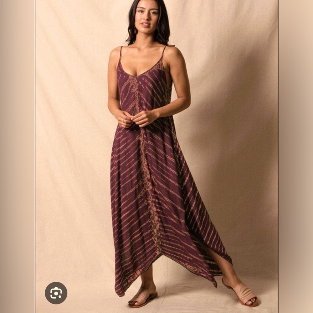 Sivana - Shibori Tie-Dye Sundress - one size fits all